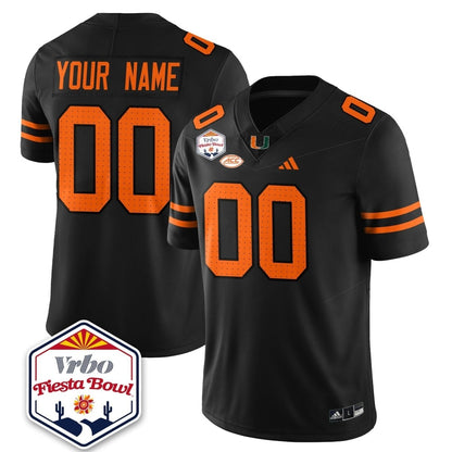 Miami College Football Stitched Jersey 2026 - Fiesta Bowl Patch - GloryGearUS