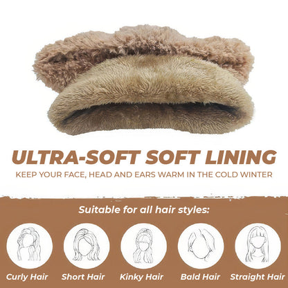 🎄Christmas Sale 50% OFF⛄️Women’s Thermal Knit Hood – Fleece-Lined Winter Hat, Neck Warmer & Face Cover Combo