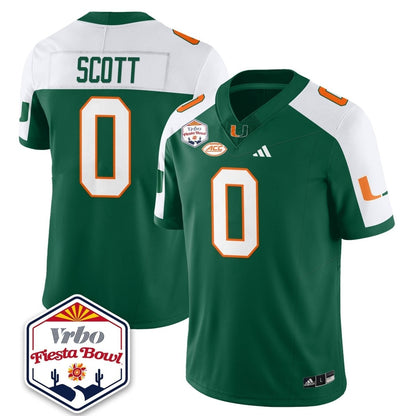 Miami College Football Stitched Jersey 2026 - Fiesta Bowl Patch - GloryGearUS