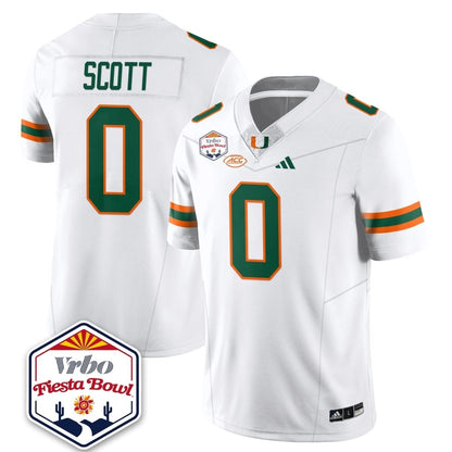 Miami College Football Stitched Jersey 2026 - Fiesta Bowl Patch - GloryGearUS