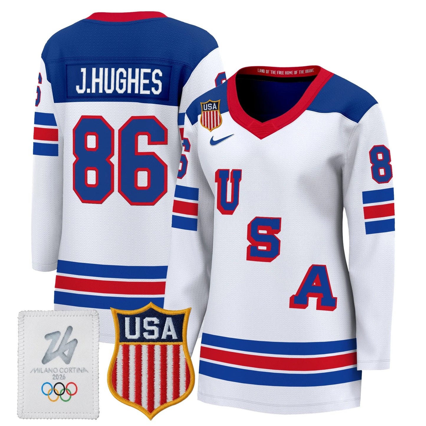 Women's 2026 USA Olympic Premium Hockey All Stitched Jersey