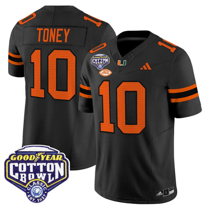 Miami College Football Stitched Jersey 2026 - Cotton Bowl Patch - GloryGearUS
