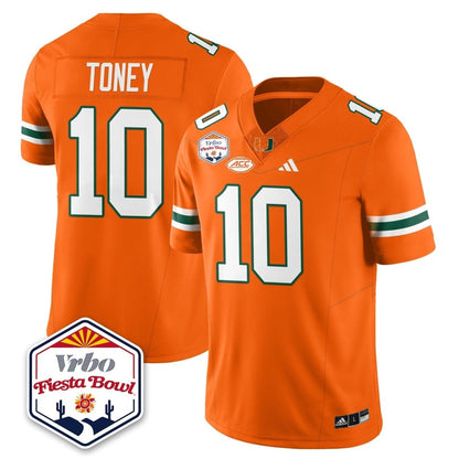 Miami College Football Stitched Jersey 2026 - Fiesta Bowl Patch - GloryGearUS