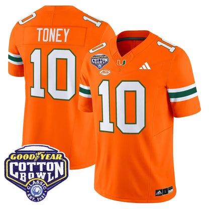 Miami College Football Stitched Jersey 2026 - Cotton Bowl Patch - GloryGearUS