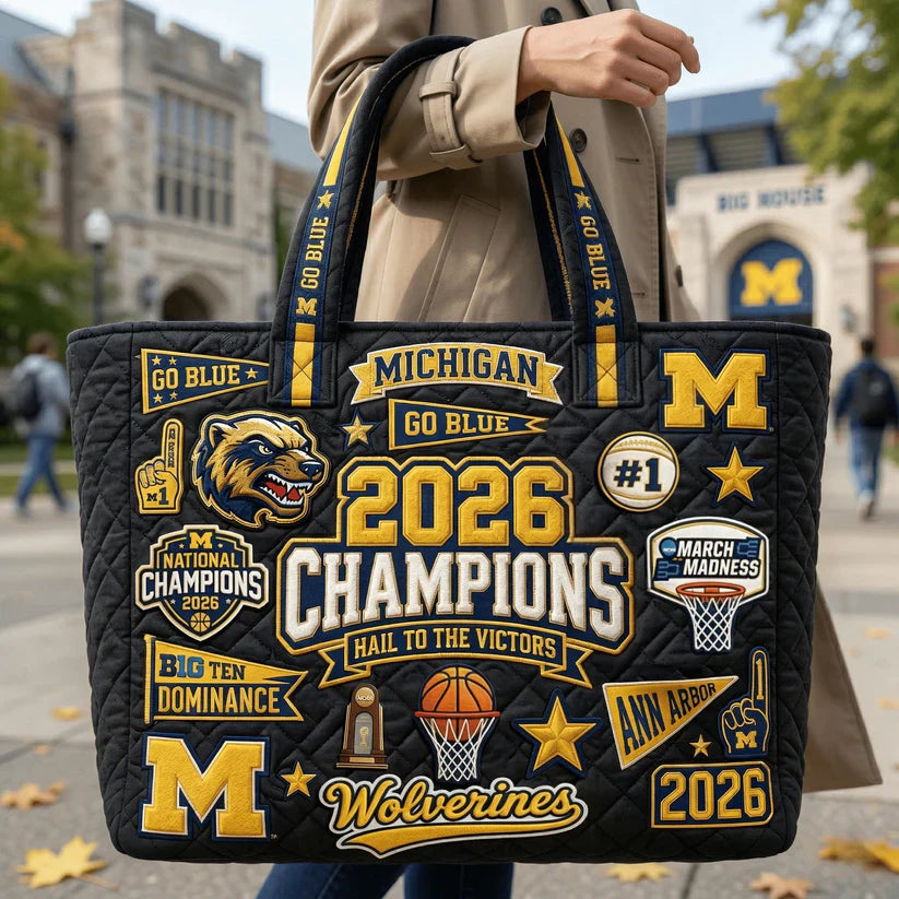 Michigan Wolverines 2026 National Champions Commemorative Bag 🏆