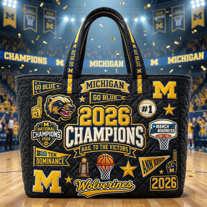 Michigan Wolverines 2026 National Champions Commemorative Bag 🏆