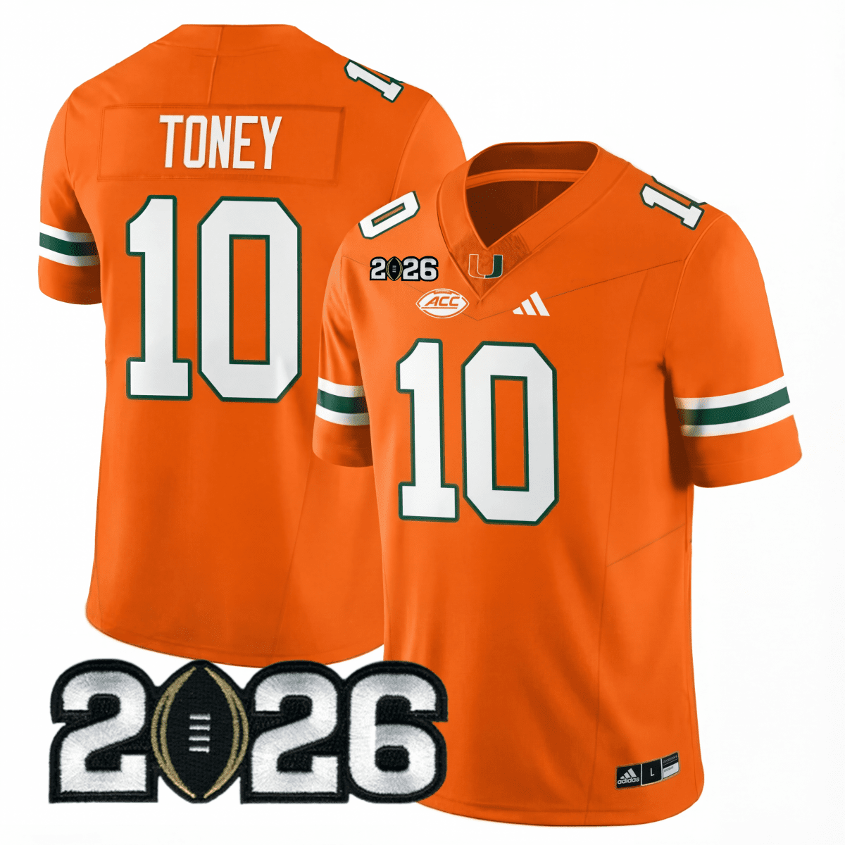 Miami College Football Stitched Jersey - 2026 CFP Patch - GloryGearUS