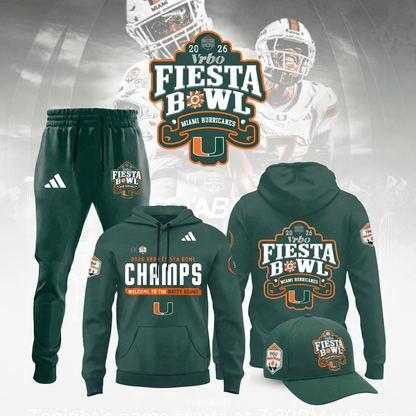 Miami College Football Fiesta Bowl Champions - Hoodie Combo - GloryGearUS