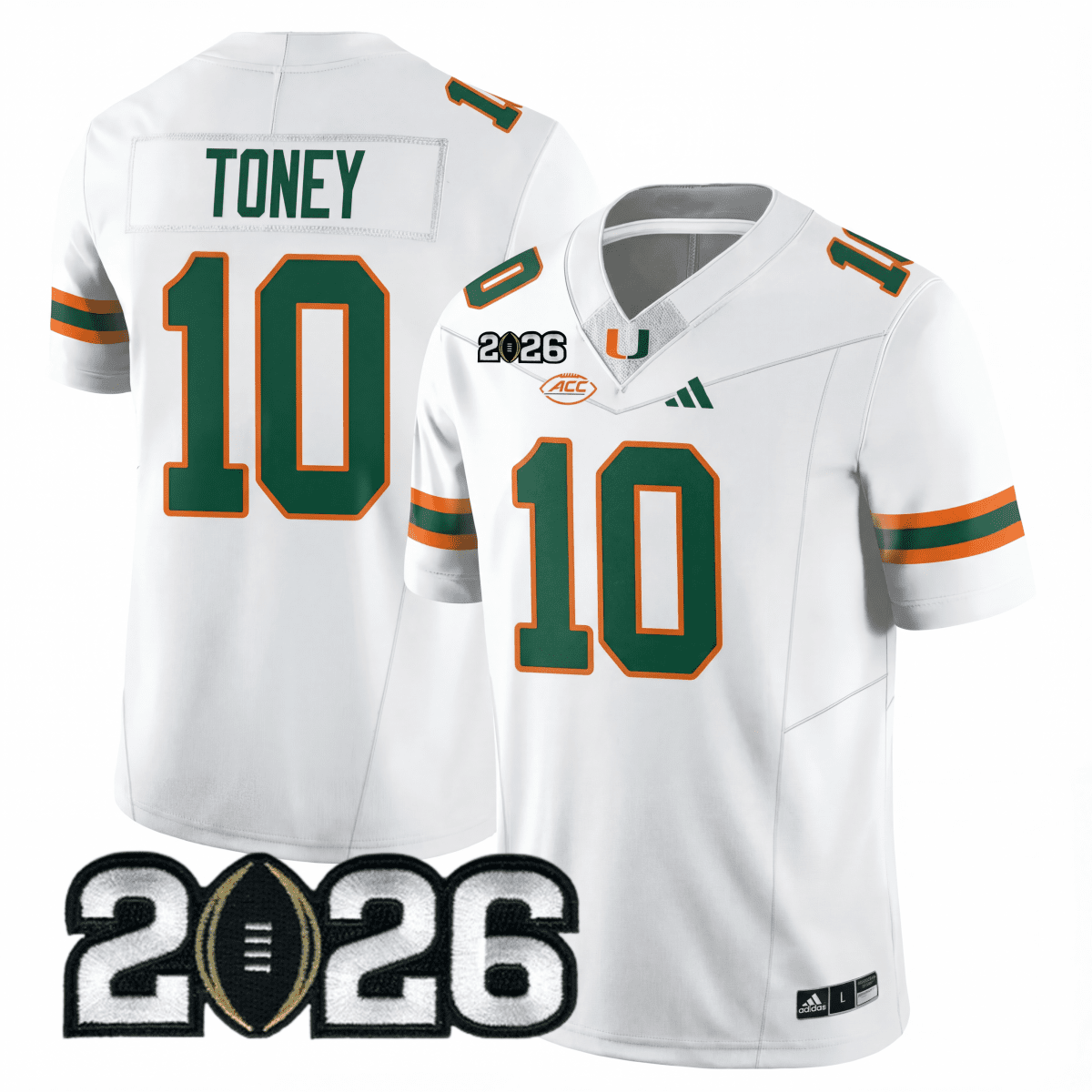 Miami College Football Stitched Jersey - 2026 CFP Patch - GloryGearUS