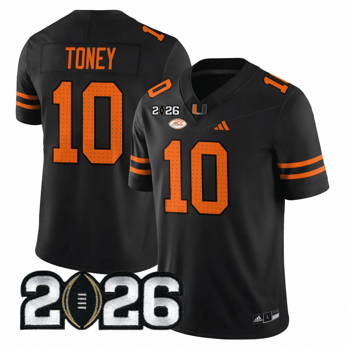 Miami College Football Stitched Jersey - 2026 CFP Patch - GloryGearUS