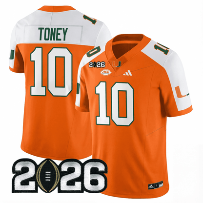 Miami College Football Stitched Jersey - 2026 CFP Patch - GloryGearUS