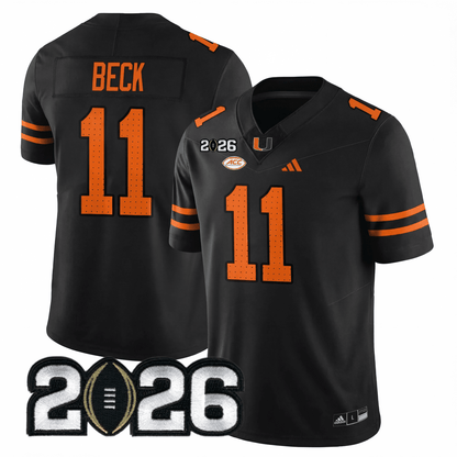 Miami College Football Stitched Jersey - 2026 CFP Patch - GloryGearUS