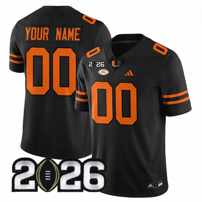 Miami College Football Stitched Jersey - 2026 CFP Patch - GloryGearUS