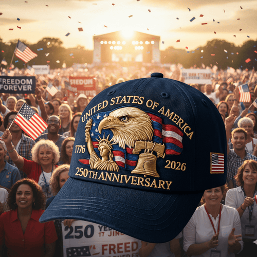 250th Anniversary United States Of America Cap - GloryGearUS