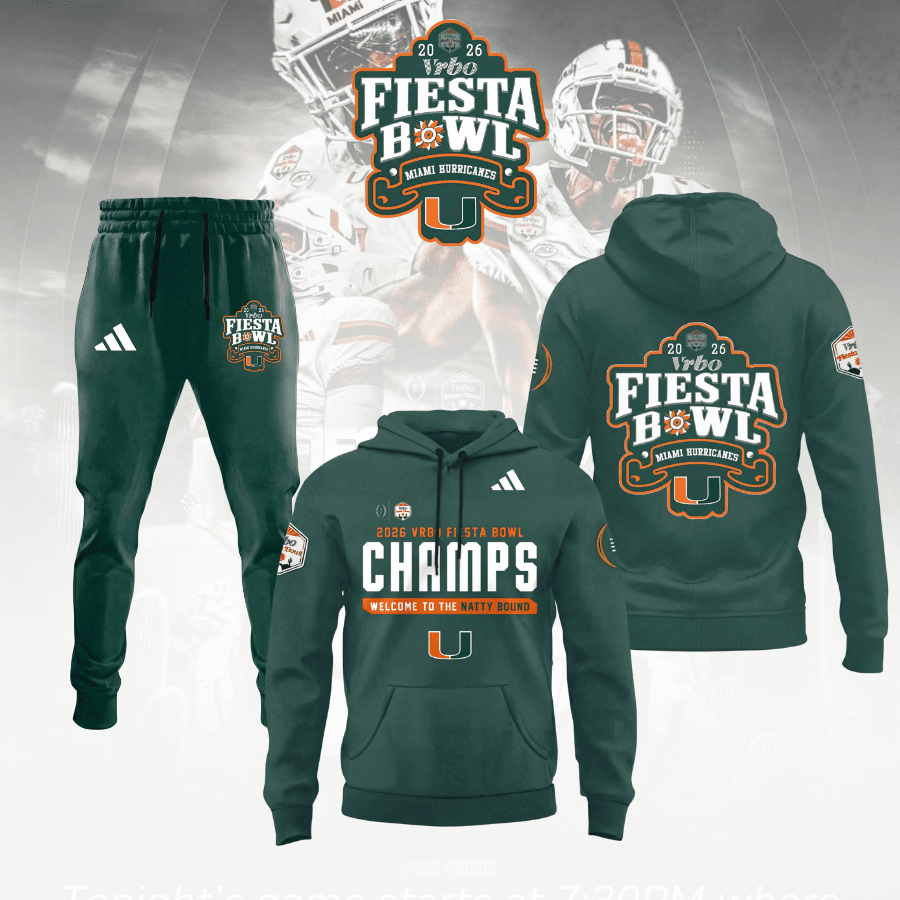Miami College Football Fiesta Bowl Champions - Hoodie Combo - GloryGearUS